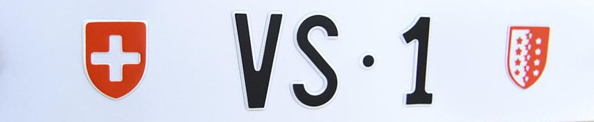 szwajcarskie tablice rejestracyjne